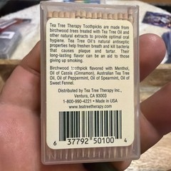 Supreme Tea Tree Oil Toothpicks *sealed*