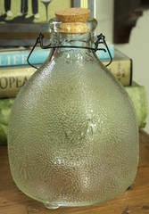 Heavy Pebbled Decorative Glass Bee, Wasp & Sun Catcher Summer Patio or Porch