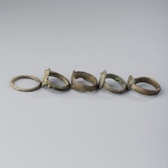 Lot of Ancient Bactrian Bronze Rings