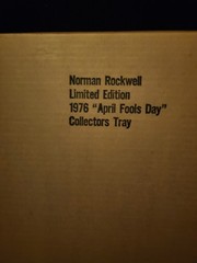 Two Trays: 1975 & 1976 Norman Rockwell Saturday Eve Post April Fools Day covers