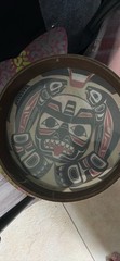 Northwest Coast Indigenous Art Wooden Wall Plaque – Clarence Wells signed