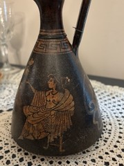 Ancient Greek Oinochoe (wine jug) museum replica