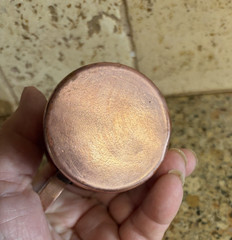 Vintage Copper Kitchenware Lot Small Cup Pot Pan Funnel Kettle
