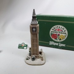 RARE Lilliput Lane Big Ben in Winter L2300 Britain’s Heritage London model
