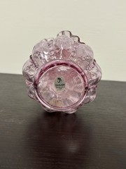 Vintage Art Glass Lot Fenton Vase Lead Crystal Box Paperweight Figurines
