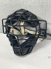 Vintage Unknown Brand Baseball Catcher’s Mask Black Cage Wall Art Mancave Decor