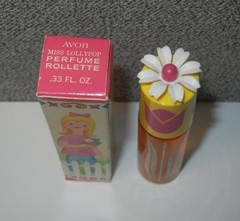 Avon Vintage MISS LOLLYPOP Perfumed Rollette NEW IN BOX NOS Lollipop