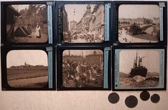 6 NORWAY SWEDEN DENMARK FINLAND whaling vtg antique glass magic lantern slide