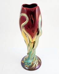 Zsolnay Eosin Art Nouveau Tulip