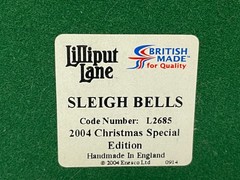 Lilliput Lane Sleigh Bells – Christmas Special Edition 2004. Code Number L2685