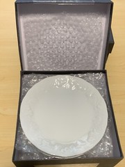Philippe PH Deshoulieres Blanc De Blanc Plate Dish Porcelain France Set of 5 NEW