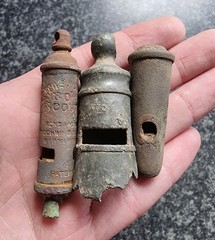 Metal Detecting Finds Whistles Antique / Post Medieval