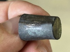 RARE PRE-COLUMBIAN SILVER & GOLD THIMBLE / FINNIAL CAP, PERU INCA MOCHE CULTURE