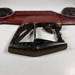 Vintage Sexton Cast Metal Iron RED Automobile Wall Art Decoration Hanging Plaque