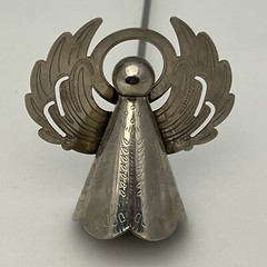 Vintage Silver Metal Angel Candle Snuffer Unbranded