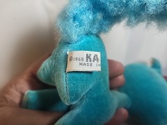 1965 Kamar Blue Scruffy Fox With Hat Rare