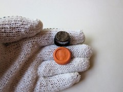 unique ancient Roman massive engraved bronze legionary ring seal – AUGUSTUS.