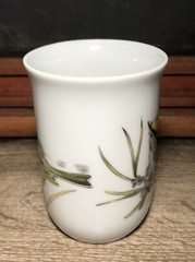 Vintage 1976 ENESCO Song Bird 10 oz. Mug Yellow Warbler Fine China Slim E7