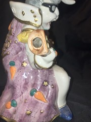 Fitz & Floyd Elvis Parsley Rabbit Pitcher