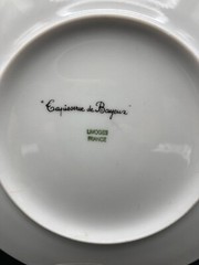 RARE Vintage Limoges France Capisserie de Bayeux Falcon Hunter Plate