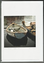 RUSTIC BEAUTY II – Clinker Row Boat photo by Jeff Maihara – New 6″ x 9″ Art Card