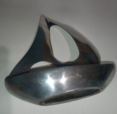 Sail Boat Sculpture, Cast Aluminum 8 in x 7 in
