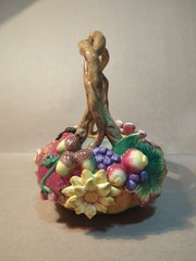 Fitz & Floyd Classic Autumn Splendor Basket Pumpkin Thanksgiving Acorn 8″