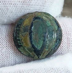 Vintage 1930s Football Badge Metal Detecting Find (313)