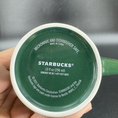 Starbucks 10 Oz Ceramic Coffee Mug With SPASH Multicolor Tropical Style Mug Cup