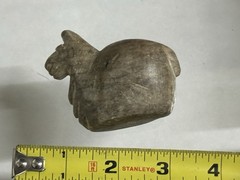 AMAZING PRE-COLUMBIAN CANOPA LLAMA EFFIGY VOTIVE CONTAINER FROM PERU MOTLEY COA