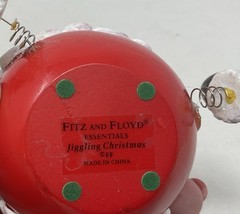 FITZ & FLOYD Jiggling Bobblehead Santa Christmas Décor Figurine (2005)