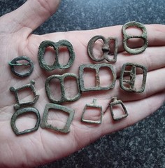 Medieval / Post Medieval Buckles Metal Detecting Finds Antique