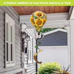 Briarwood Lane Sunflower Duo Hot Air Balloon Spinner