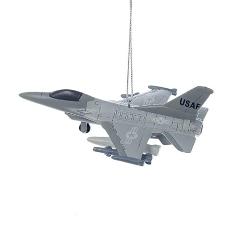 Kurt Adler 4 25″ Resin Air Force Jet Ornament