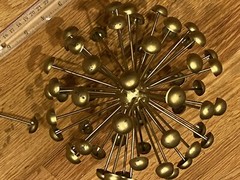 VINTAGE UNIQUE ATOMIC SPACE STARBURST MOLECULE SPUTNIK SCULPTURE UNKNOWN ARTIST