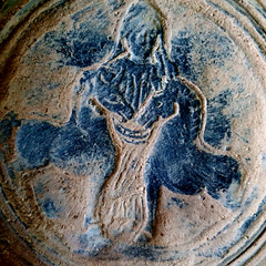 300 BC Ancient Roman Ceramic Terracotta Plateful Plate Museum Quality Artifact