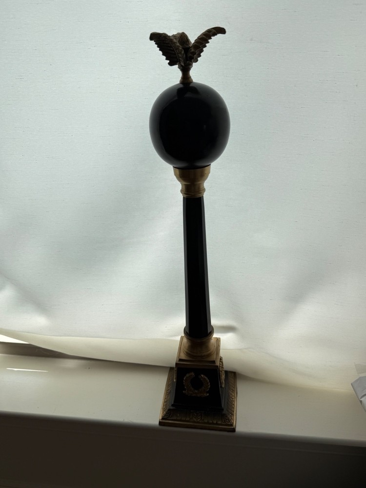 Gran Tour Style Metal Tall French Empire Neo-Classical Obelisk Statuette