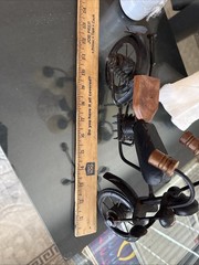 Vintage Metal n Wood Replica Motorcycle distressed see pictures op3