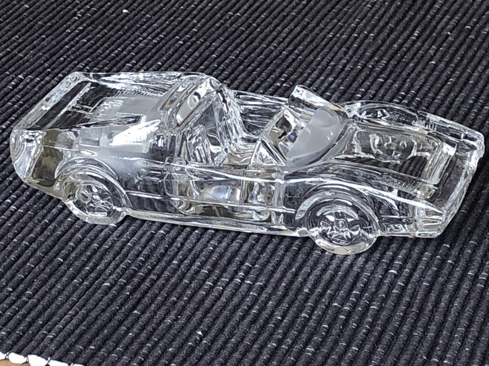 Ferrari 328 308 GTS GTB Glass Lead Crystal Detailed Model Paper Weight 6.5” Long