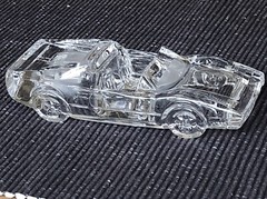 Ferrari 328 308 GTS GTB Glass Lead Crystal Detailed Model Paper Weight 6.5” Long