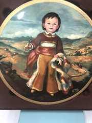 Vintage Pickard China Collectible Plate Children of Mexico Sanchez MIGUEL