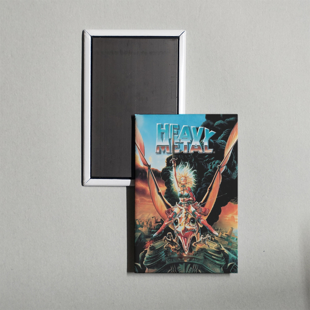 Heavy Metal Mini Movie Poster Fridge Locker Magnet