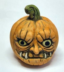 Neil Eyre Designs Halloween horror Large creepy monster Face pumpkin UPICK1