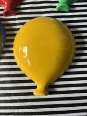 Vintage Set Of 4 Balloons Wall Decor Burwood 1986 Red Missing Hanger Colorful!