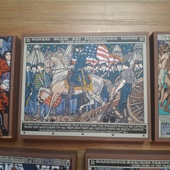 Lot 5 The Cat’s Meow Village Violet Oakley PA Capitol Murals Wood Art Blocks