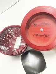 Longaberger 2007 Collectors Club RED APPLE Delicious BASKET Lid Protector New