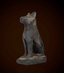 Ancient Egyptian Bastet Cat Statue Rare Pharaonic Stone Goddess Deity Artifact
