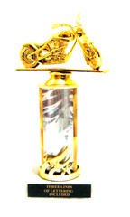 MOTORCYCLE TROPHY, BIKE AWARD, CHOPPER MOTORCYCLE SHOW TROPHY 4DC 8 COLORS