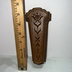 Vintage Homco Wall Vase Faux Wood Made In USA 80’s