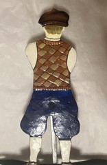 Vintage Teeter. Golfer, Metal. Unmarked. Cast Iron?